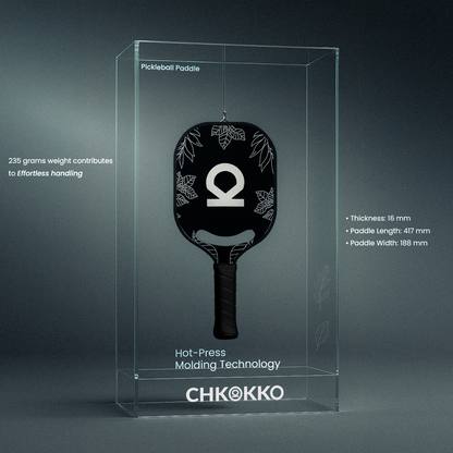 Chkokko Leaf Design Silver Paddle
