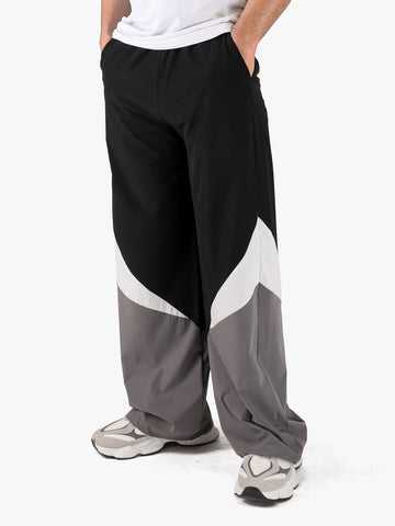 Men’s Colorblock Relaxed Fit Sports Track Pants
