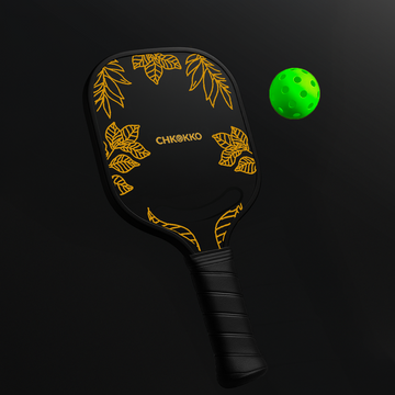 Chkokko Leaf Design Gold Paddle
