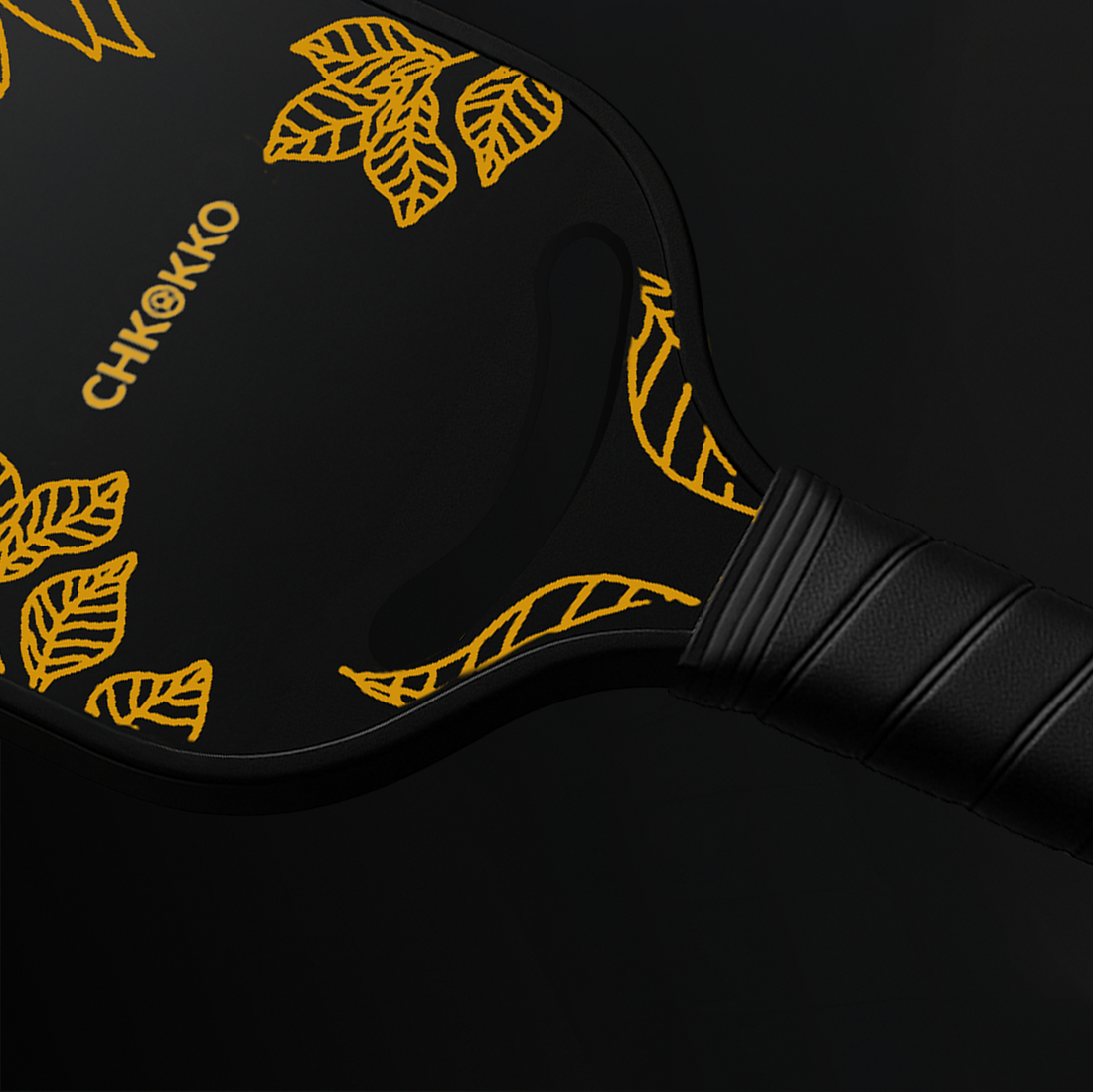 Chkokko Leaf Design Gold Paddle
