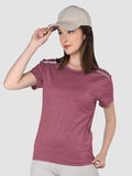 Women's Half Sleeve Dry Fit Gym T-Shirt | CHKOKKO