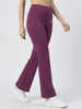 Women's High Waist Solid Flared Pants Onion