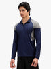Men’s Full Sleeve Half Zip Sports T-Shirt