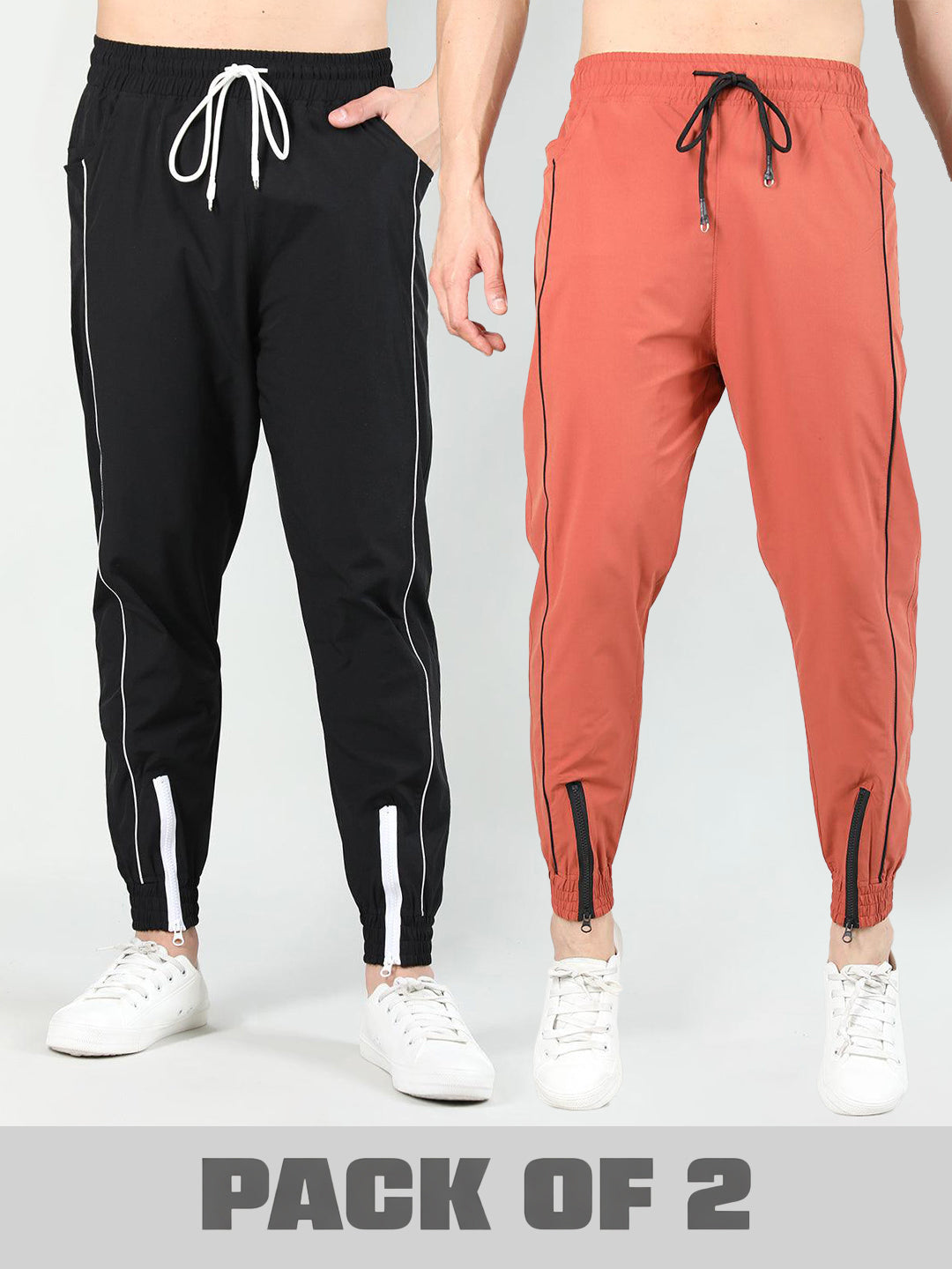 Men’s Sports Track Pants Pack of 2