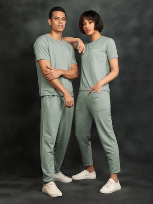 Couple Co-Ord Set - Pastel Green
