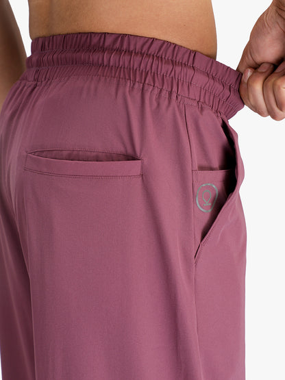 Arc Pant - Men's  Colorblock Wide-Leg Track Pants Onion White