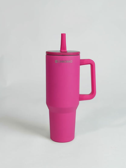 Chkokko Premium Insulated Tumbler - Pink 1200ml with Leak-Proof Lid