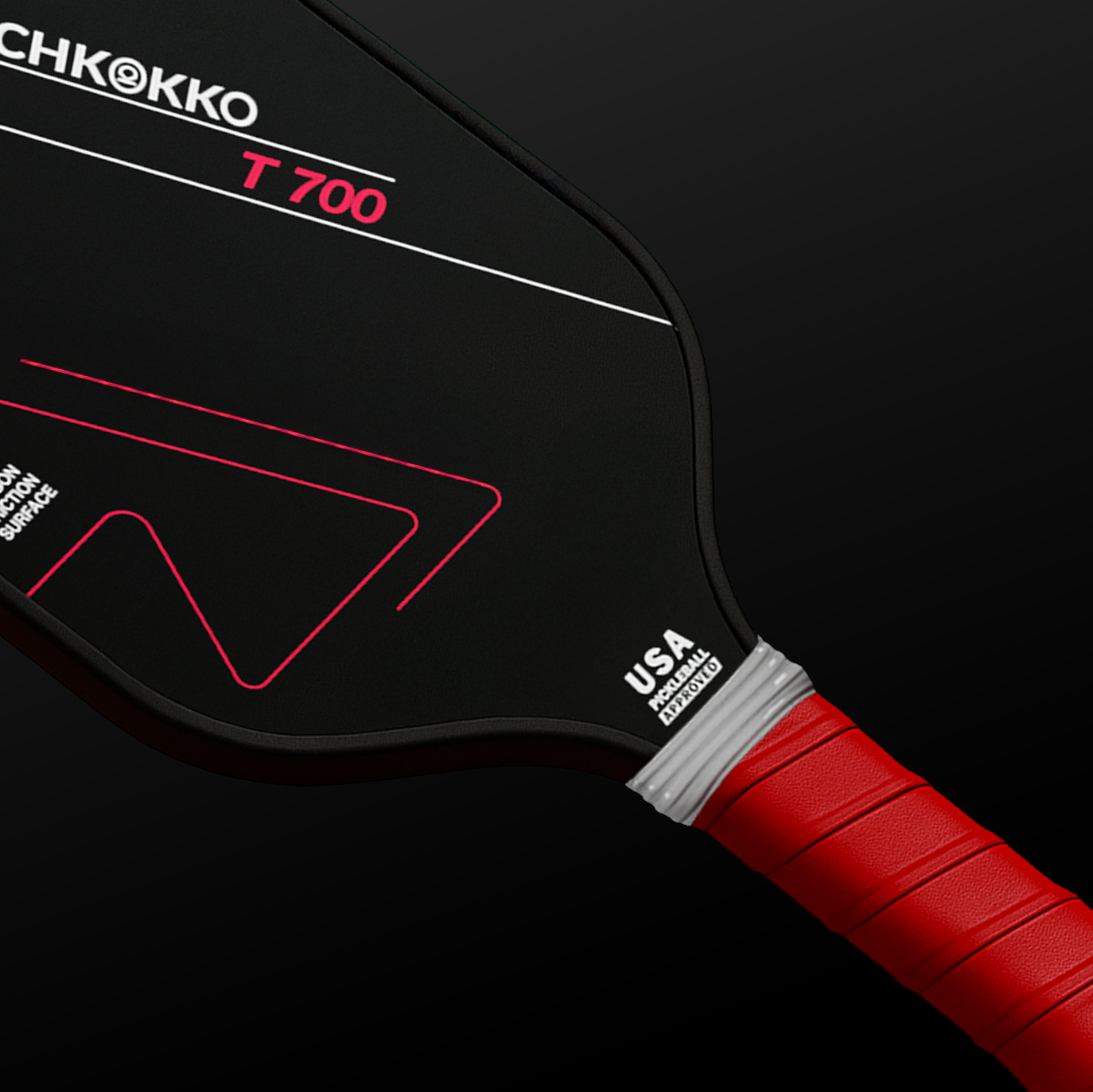 Chkokko T700 Paddle - Red Grip