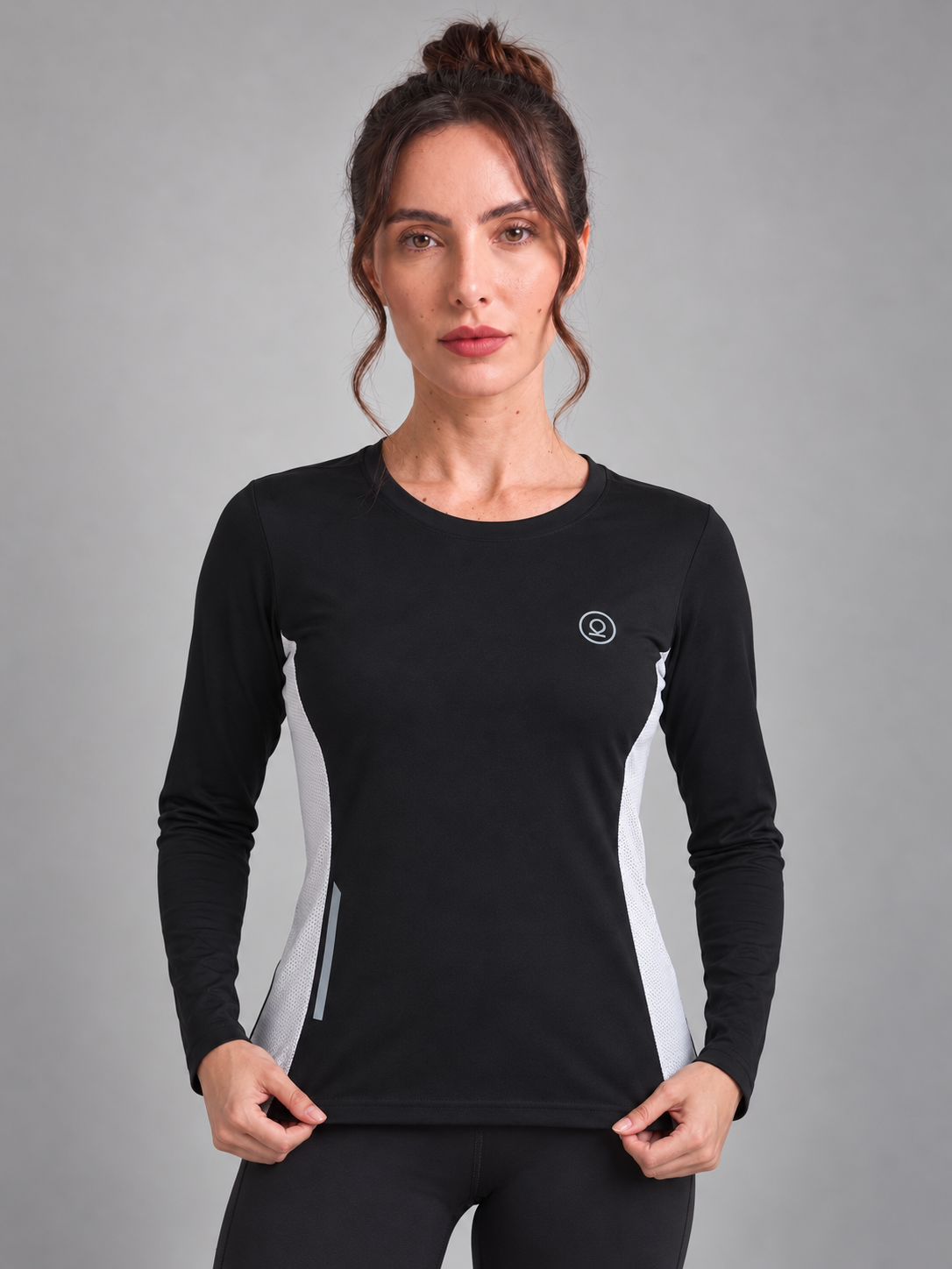 Women's Round Neck Active Wear Sports T-Shirt | CHKOKKO