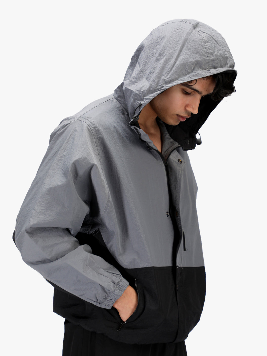 Men’s Lightweight UPF 50+ Sun Protection Summer Grey Black