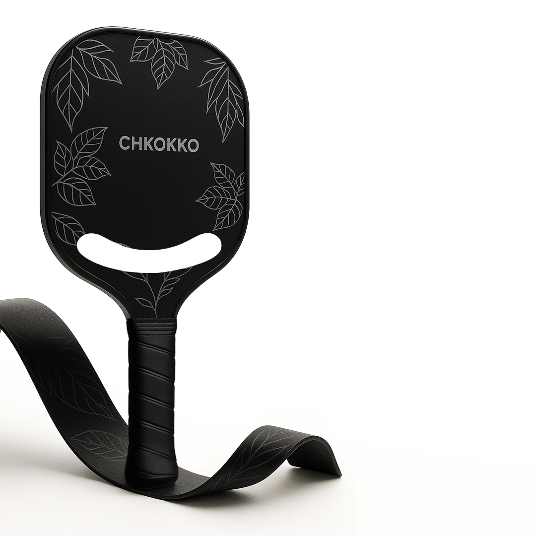 Chkokko Leaf Design Silver Paddle