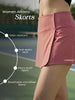 Women Athletic Workout Skirt Shorts