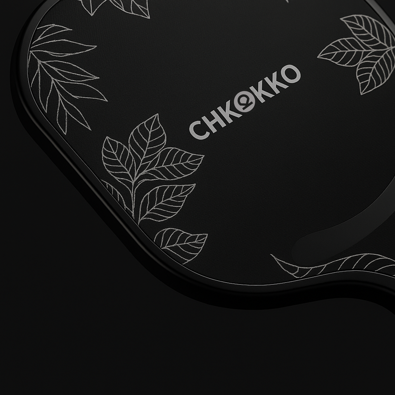 Chkokko Leaf Design Silver Paddle