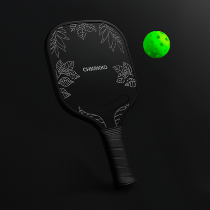 Chkokko Leaf Design Silver Paddle