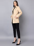 Women Single Breasted Wool Overcoat