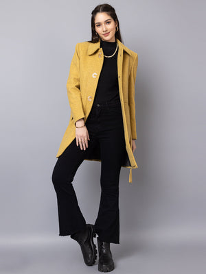 Women Winter Wear Single Breasted Long Coat