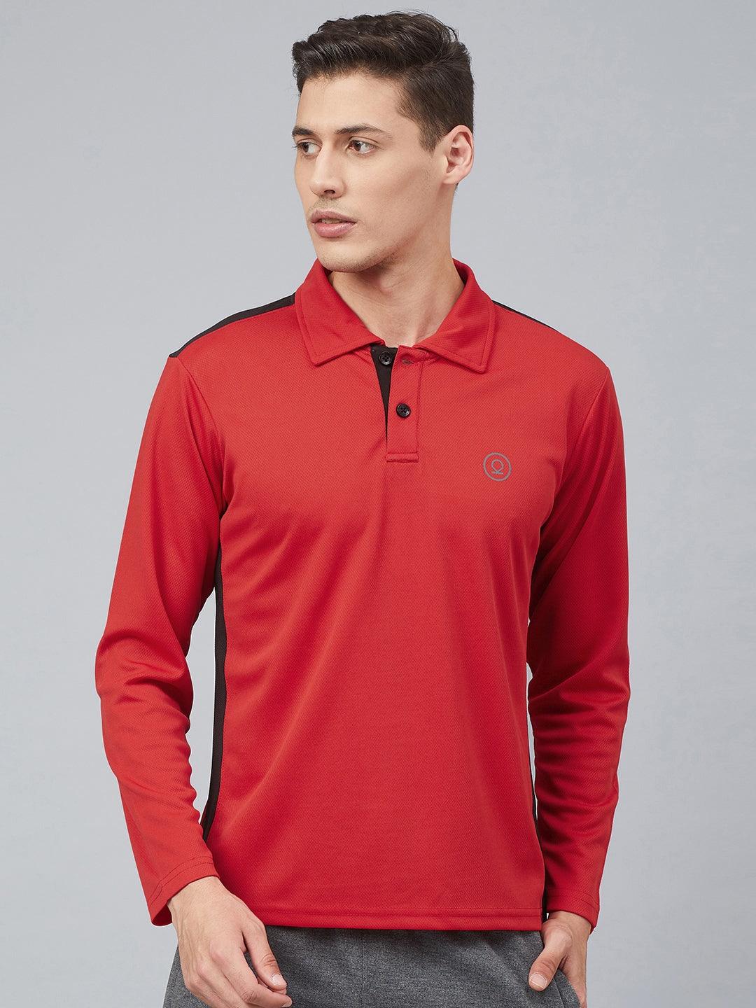 Men's Regular Dry Fit Full Sleeves Polo T-Shirt | CHKOKKO - Chkokko
