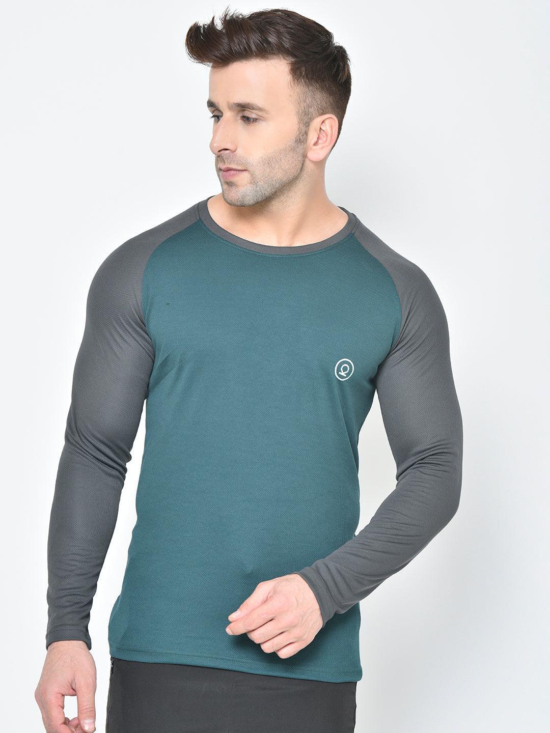 Bottle Green Dark Grey