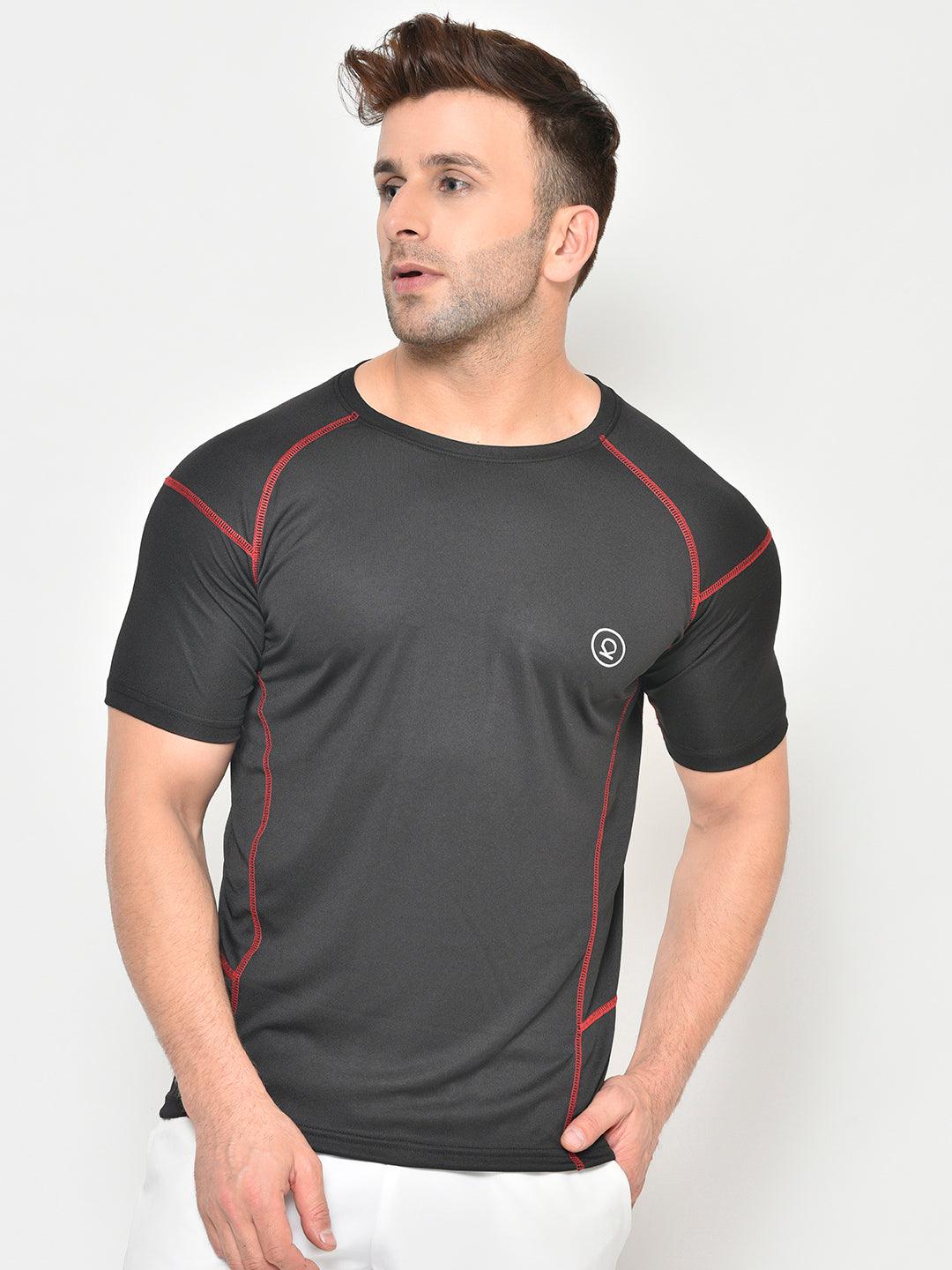 Men's Dry Fit Sports Half Sleeves Gym T-Shirt | CHKOKKO - Chkokko