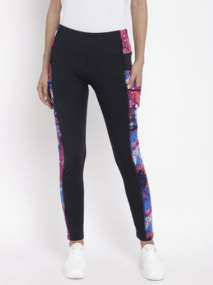 Women's Royal Blue Yoga Sports Tights Gym Trackpant | CHKOKKO