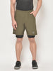 Men's Double Layered Sports Running Shorts | CHKOKKO
