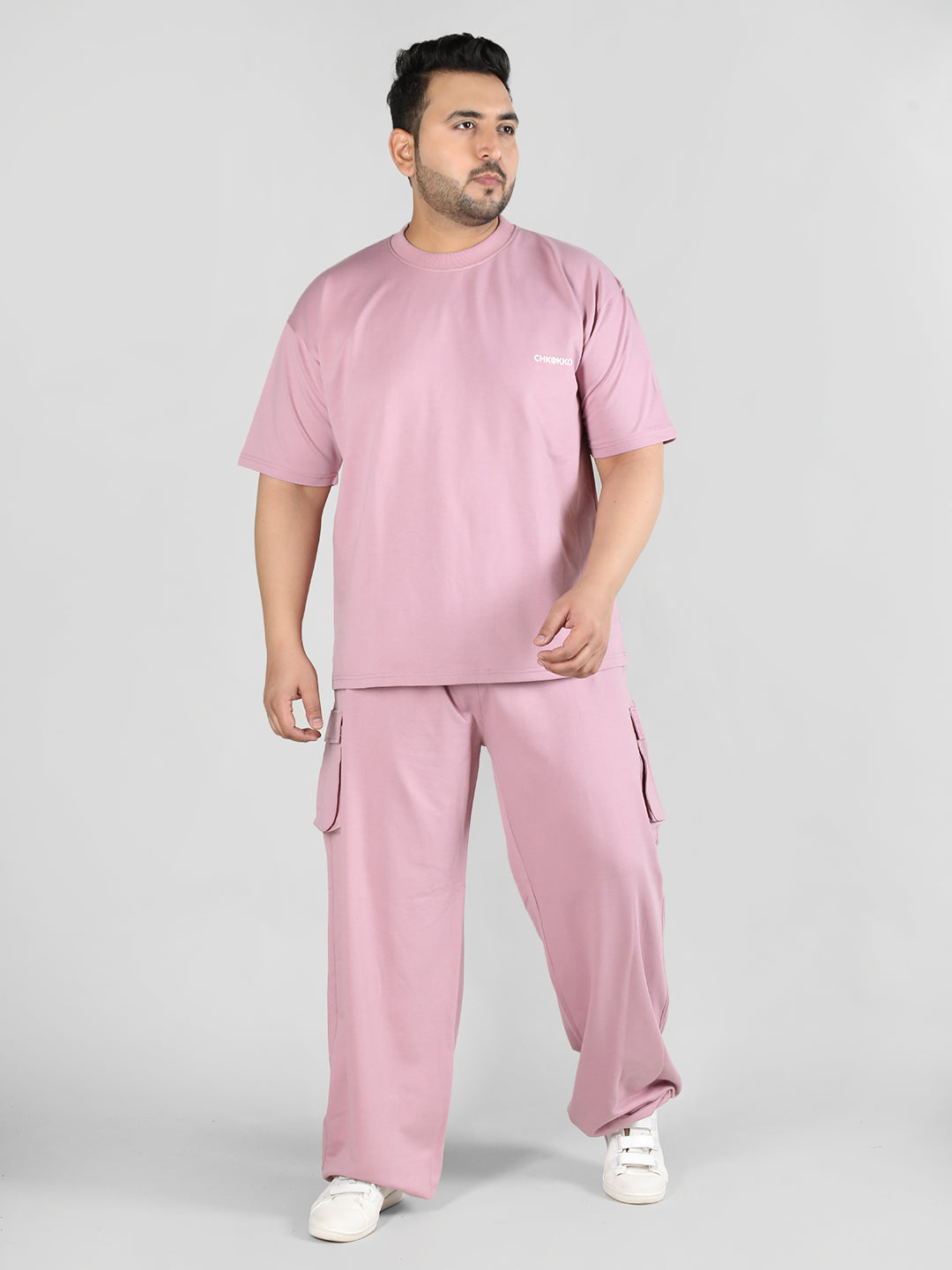 Men's Pstl Pink Co-Ord Set | CHKOKKO
