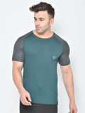 Bottle Green Dark Grey