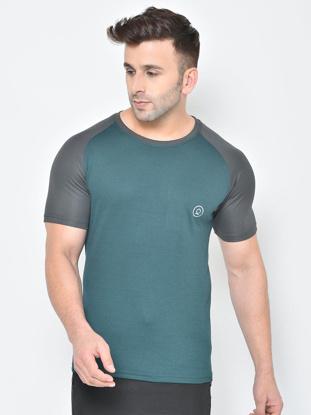 Bottle Green Dark Grey