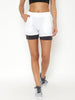 Women's Double Layered Gym Sports Shorts | CHKOKKO