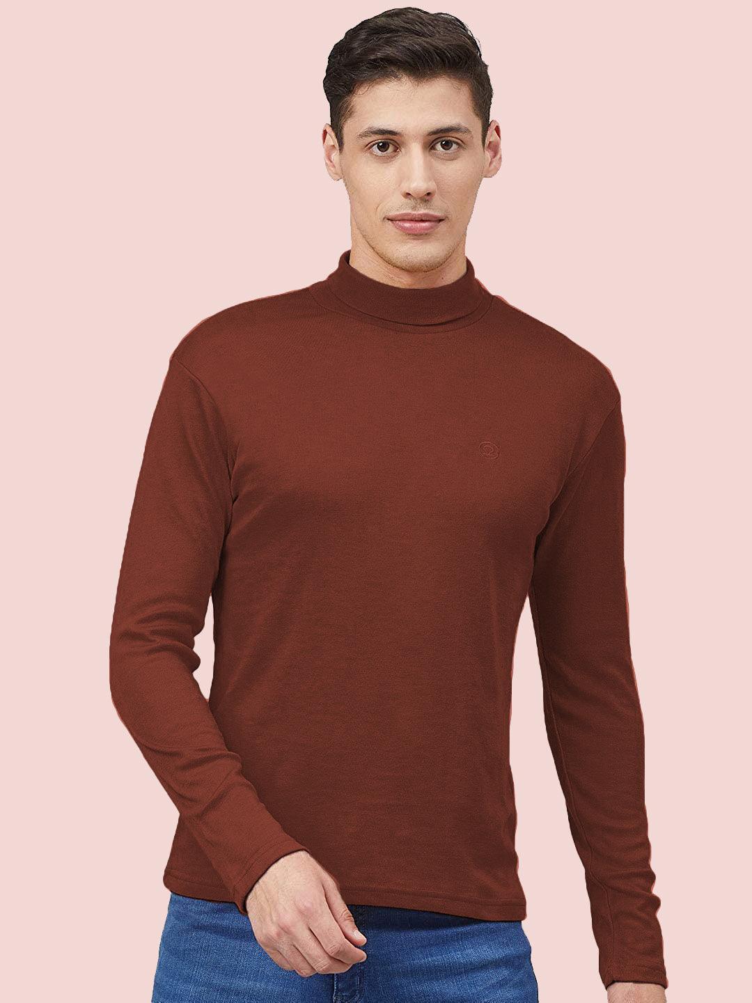 Men's Regular Fit Turtle Neck T-Shirt | CHKOKKO - Chkokko