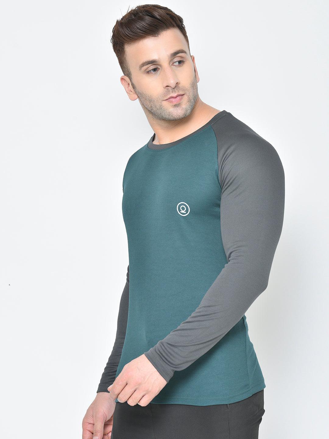 Bottle Green Dark Grey