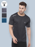 Men's Sports T-Shirts Pack of 3 | CHKOKKO