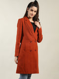 Women Winter Wear Double Breasted Long Coat