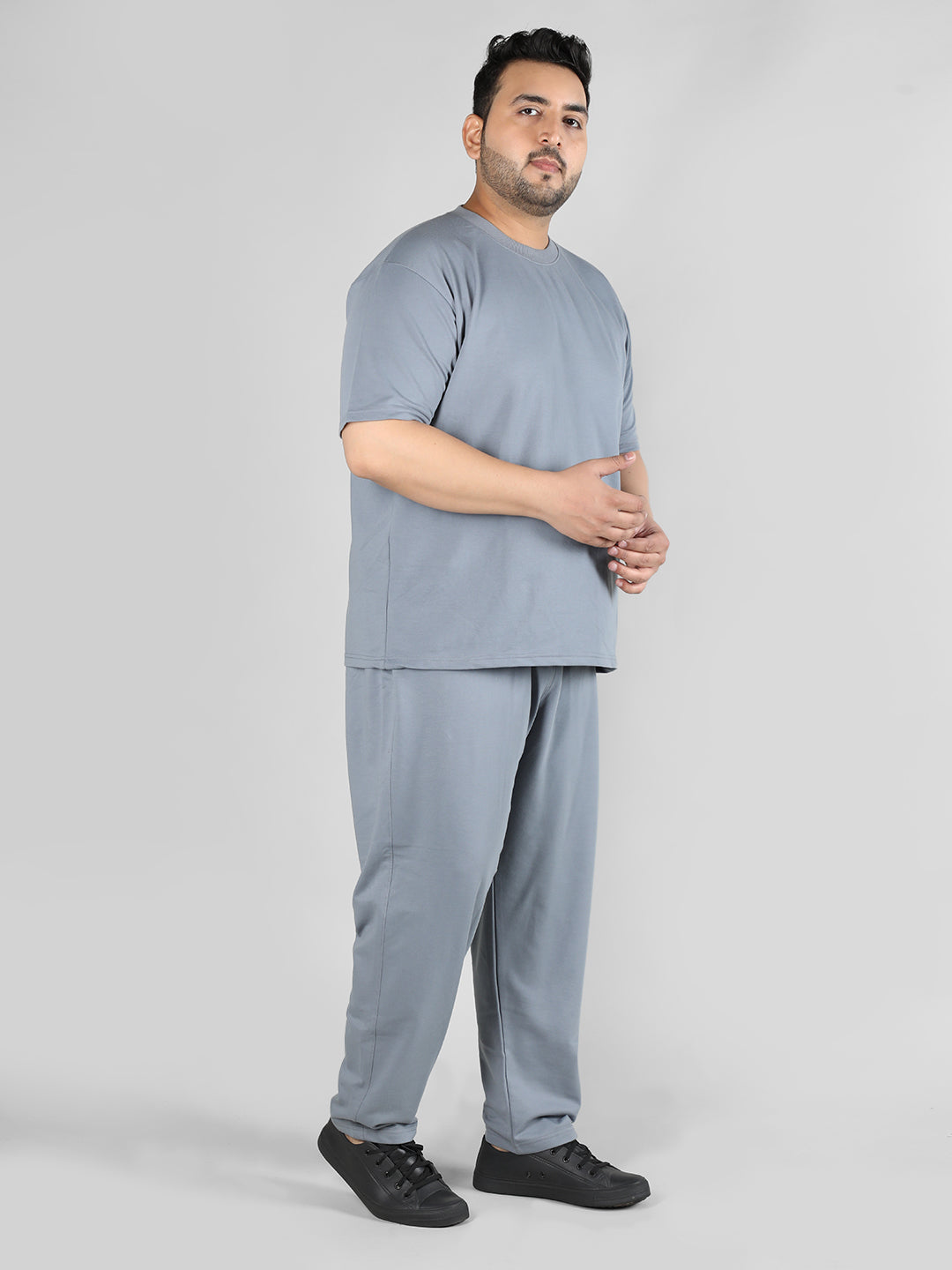 Men's Slate Grey Co-Ord Set | CHKOKKO