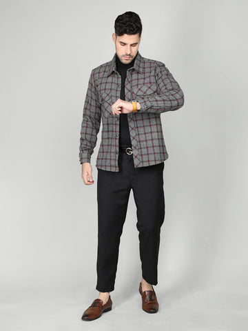 Men Stylish Shacket | CHKOKKO