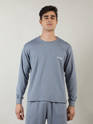 Men's Slate Grey Half Sleeves T-shirt