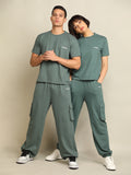 Couple Co-Ord Set - Earth Green