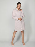 Women Single-Breasted Wool Overcoat