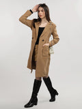 Women Winter Wear Double Breasted Long Coat