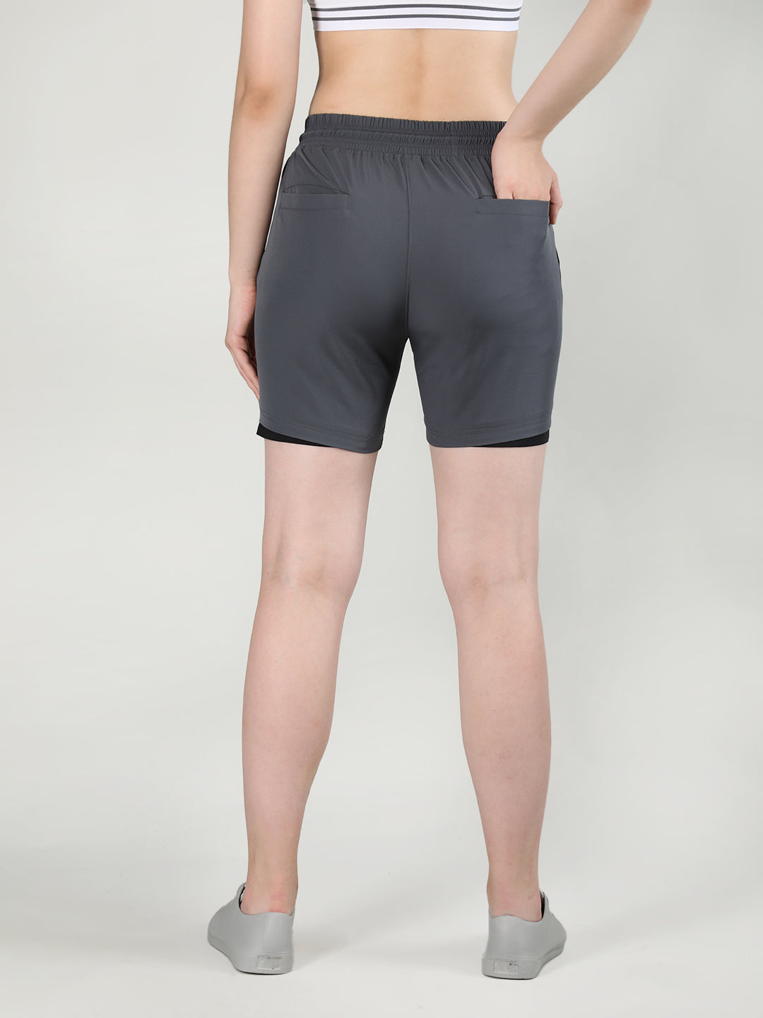 Women Regular Fit Sports Shorts