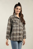 Women Checked Shacket |CHKOKKO