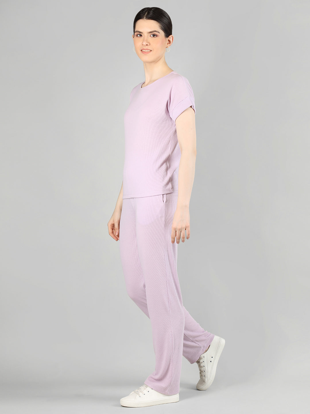 Women's Pastel Pink Co-Ord Set | CHKOKKO
