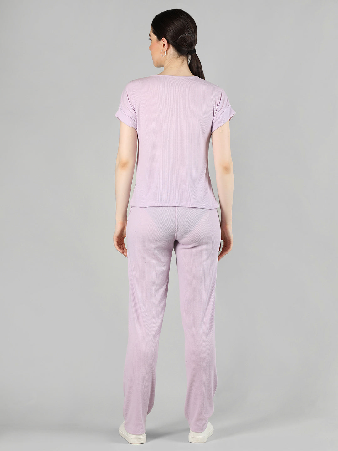Women's Pastel Pink Co-Ord Set | CHKOKKO