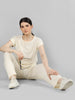 Women's Cream Ribbed Co-Ord Set | CHKOKKO