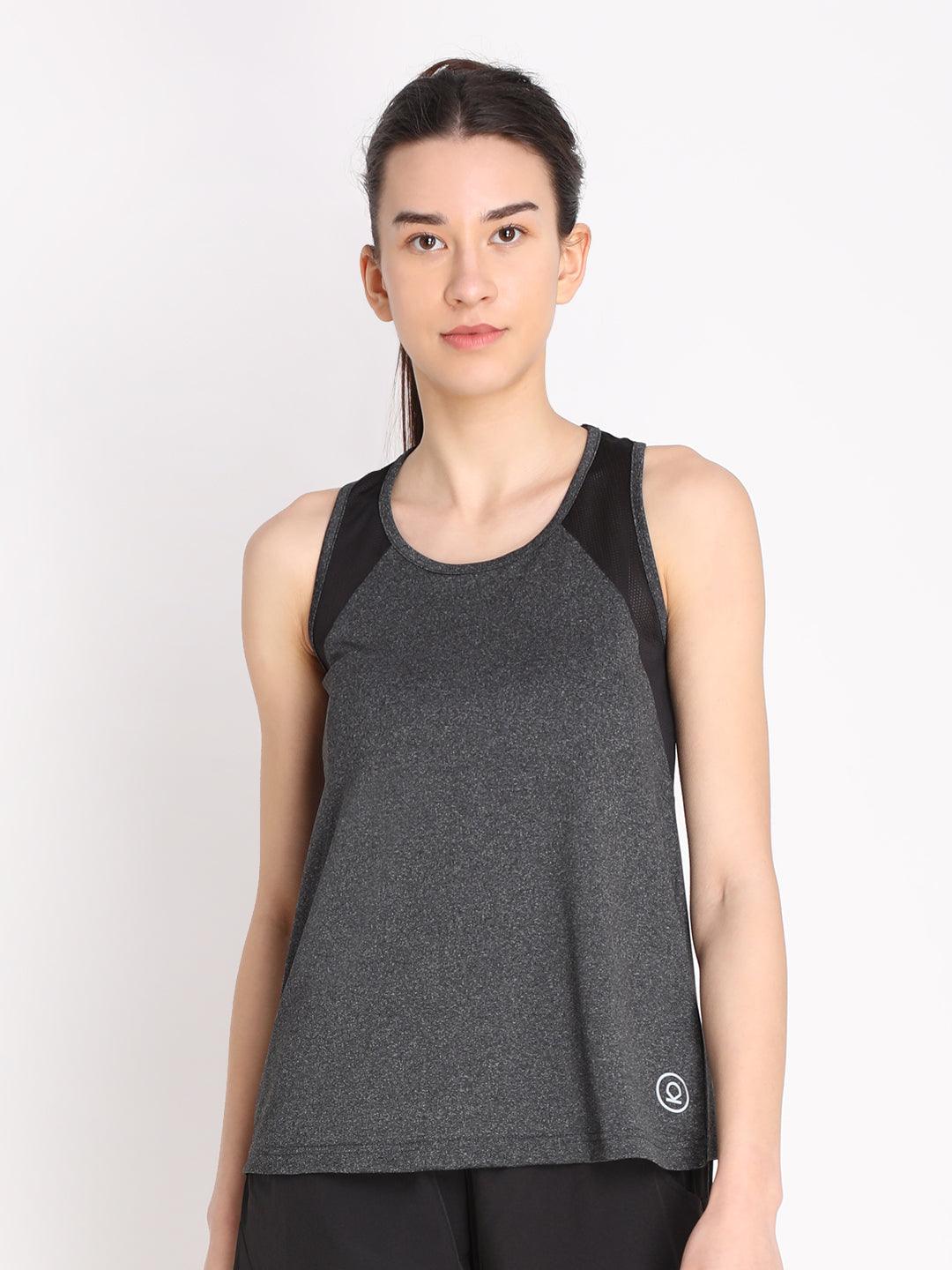 Women's Anthra Gym Tanktop Sleeveless Sports Vest | CHKOKKO