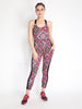Women's Printed Yoga Workout Basic Jumpsuit | CHKOKKO