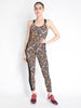 Women's Printed Yoga Workout Basic Jumpsuit | CHKOKKO