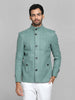 Men Stand Collar Woolen Pea Coat