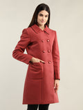 Women Fleece Longline Overcoat