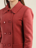 Women Fleece Longline Overcoat